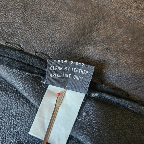 New Frontier Black Suede Western Moto Shirt Jacket‎ Size 12 Snap Front - Picture 11 of 16